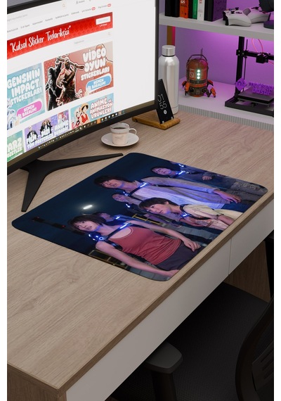 Alice İn Borderland V4 48x40 Xl Gaming Kauçuk Kaymaz Taban Mouse Pad Fare Altlığı