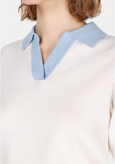 Colin's Colins Regular Fit Kadın Beyaz Kazak Cl1073124 Cl1073124 Q1.v2 Ofw Beyaz