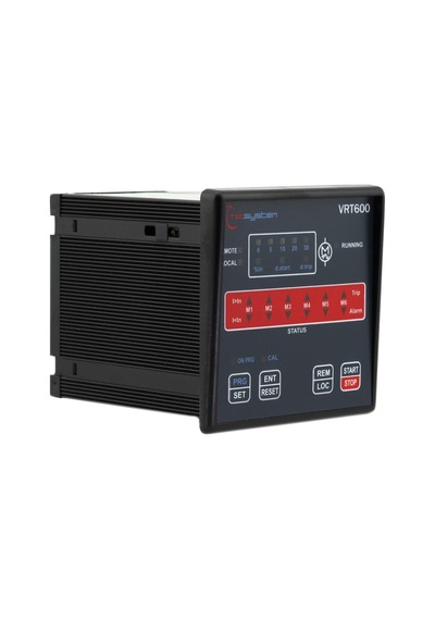 Vrt600 Zorunlu Havalandırma Sistemleri Sıcaklık Kontrol Ünitesi 6 Fan Çıkışlı Led & Fault Röleli