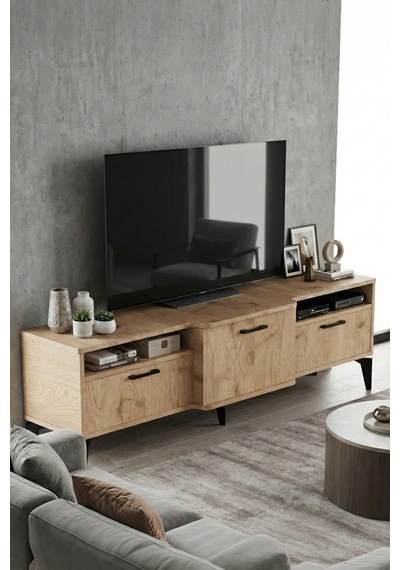 Mistral Tv Sehpası Suntalam Bej 160x40 Cm Sarı