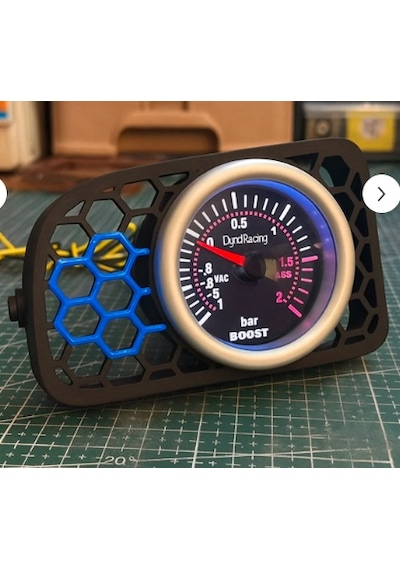 Polo 6r - 6c / Havalandırma Izgara Gösterge Podu Mavi 52mm