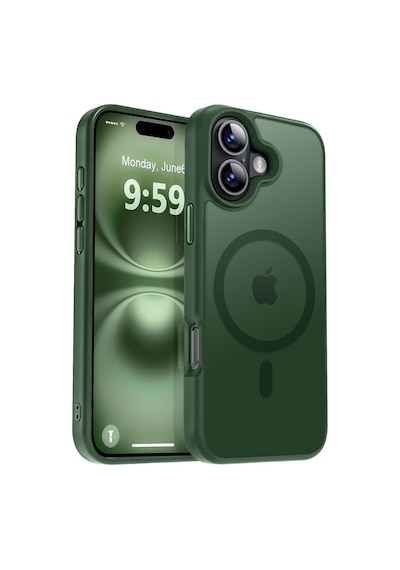 Güçlü Manyetik Telefon Kılıfı, Mag-safe İle Uyumlu Askeri Düzey Düşme Koruması Güçlü Silikon Kenarlar İnce Yarı Saydam Mat Koruyucu Kılıf Koyu Yeşil, Apple iPhone Uyumlu 16 6,1 İnç Sku: Zeusb0f1lls17k Güçlü Manyetik Telefon Kılıfı, Mag-safe İle Uyumlu Askeri Düzey Düşme Koruması Güçlü Silikon Kenarlar İnce Yarı Saydam Mat Koruyucu Kılıf Koyu Yeşil, Apple iPhone Uyumlu 16 6,1 İnç Sku: Zeusb0f1lls17k