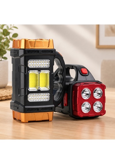 Şarjlı El Feneri 25 W Çok Renkli 44131131