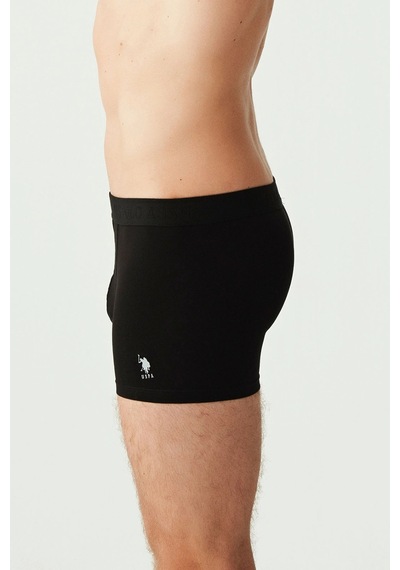 U.S. Polo Assn. Erkek Siyah 3 Lü Boxer