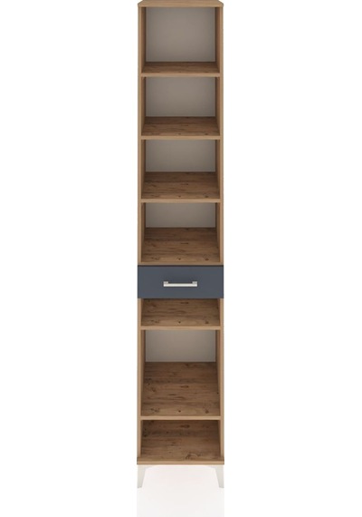 Hyperion Dolap 6 Raflı Tek Çekmeceli 44x44x243 Çam-antrasit Atlas Çam Hyperion Dolap 6 Raflı Tek Çekmeceli 44x44x243 Çam-antrasit Atlas Çam