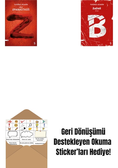 Zito İ Epanastasis - Yaşasın İsyan + Babek + Okuma Sticker'ları