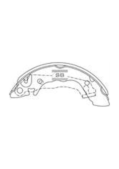 Arka Fren Balatası Papuc Accent 1,3 1,5 94-00 Atos 1,0 99 -