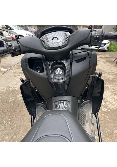 Yamaha Nmax 155 2020-2023 Rüzgar Saptırıcı Bacak Koruma Carbon