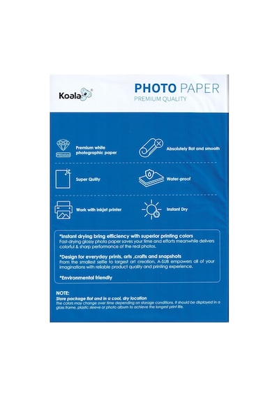 Epson 103 L3252 İle Uyumlu Premium Parlak Çift Taraflı Double Side A4 Fotoğraf Kağıdı 260 Gr. 2