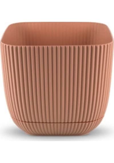 Rüzgar Yapay Çiçekçilik Kp Mercan Kare Saksı 0,27 Litre Soft Pembe