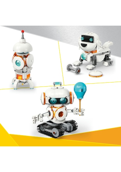 LEGO® Creator 3’ü 1 Arada Uzay Robotu 31164 - 8 Yaş ve Üzeri Çocuklar için Köpek Figürüne veya Rokete Dönüşebilen Oyuncak Yapım Seti (281P)