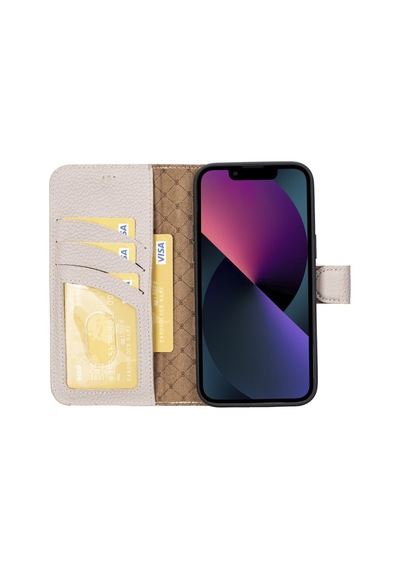 Bouletta Apple İphone 14 Pro Max Uyumlu Deri Kılıf Mwwn Erc3