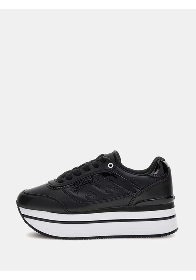Guess Hansın/actıve Lady/l Kadın Sneaker Fl5hnspel12 Fl5hnspel12 Blkbl Blkbl Çok Renkli