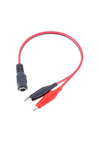 Alkatronik-2.1Mm Adaptör Krokodil Kablo Standart Dc Dişi Güç Kaynağı Timsah