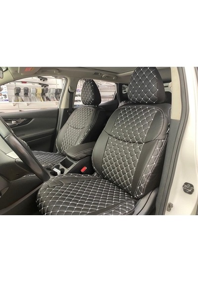 Nissan Qashqai 2017 Araca Özel Deri Oto Koltuk Kılıfı (438885185)