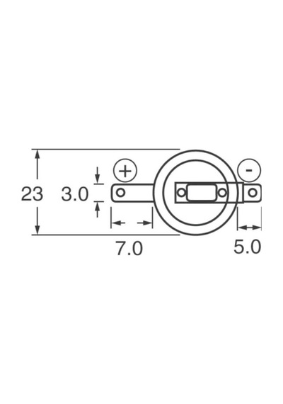 Panasonic BR 2330A / FAN 3 V Lithium Pil