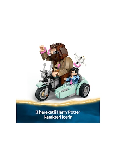 LEGO® Harry Potter™ Hagrid™ ve Harry’nin Motosiklet Yolculuğu 76443 - 9 Yaş ve Üzeri Koleksiyonluk Yaratıcı Oyuncak Yapım Seti (617 Parça)