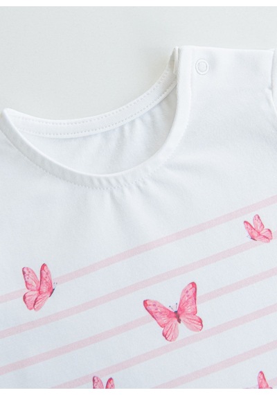 KitiKate Organik Nomi T-shirt Beyaz