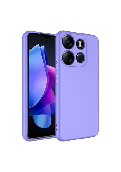 Tecno Spark Go 2023 Kılıf Zore Mara Lansman Kapak Lila