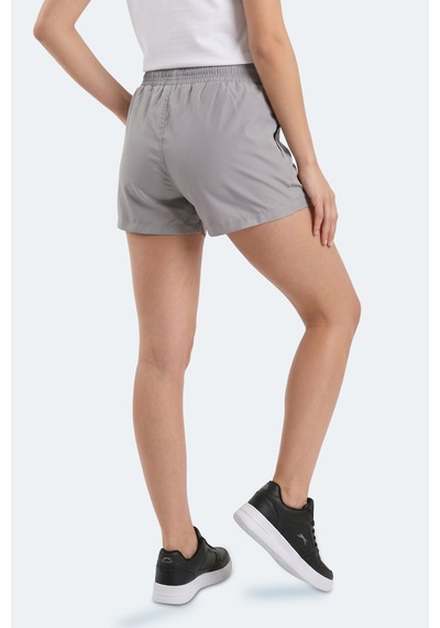Slazenger Knoxıs Kadın Cepli Deniz Şortu Gri Şort