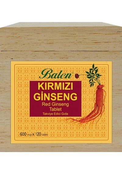 Balen Kırmızı Kore Ginsengi Ekstraktı 600 MG 120 Tablet