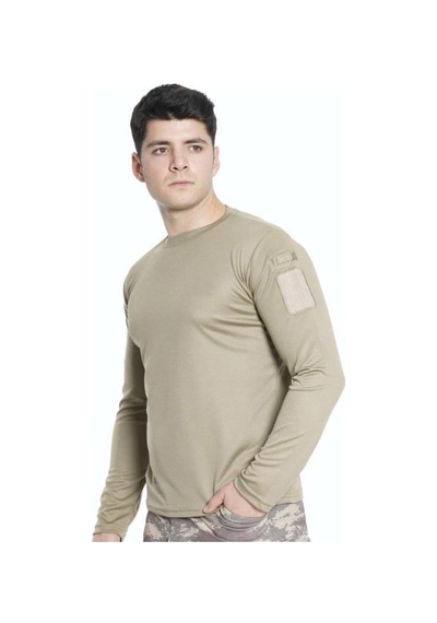 Grey Cat Delux Serisi Single Sword Bisiklet Yaka Uzun Kollu Basic&taktik Erkek T-shirt Kıyafet Stip Yürüyüş Çok Renkli