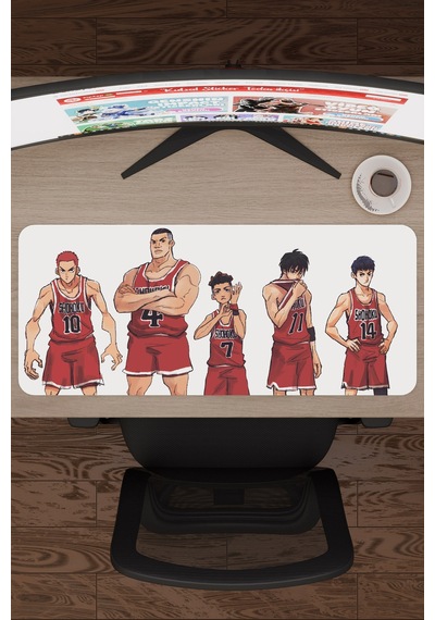 Slam Dunk Anime V4 - 70x30 Xl Gaming Kauçuk Kaymaz Taban Mouse Pad Fare Altlığı