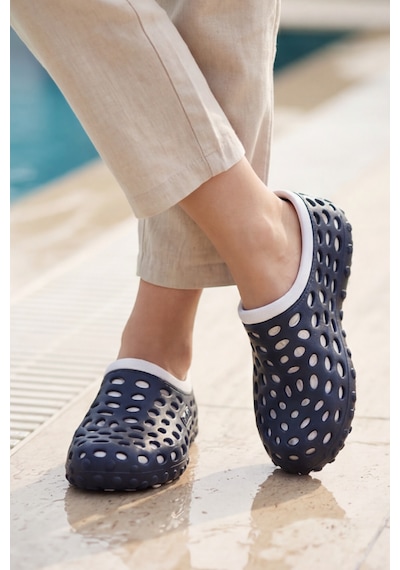 Aqua Stream - Uniseks 36-45 Hızlı Kuruyan Lacivert Beyaz Deniz Ayakkabısı Özel Yuvarlak Kaba... Aqua Stream - Uniseks 36-45 Hızlı Kuruyan Lacivert Beyaz Deniz Ayakkabısı Özel Yuvarlak Kaba...