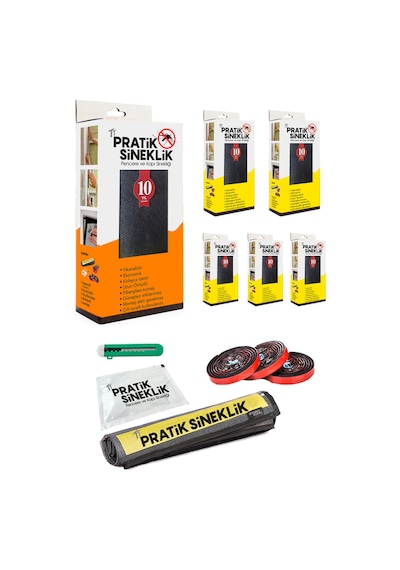 Tt Pratik Sineklik 1 Kapı - 5 Pencere 6' Lı Paket
