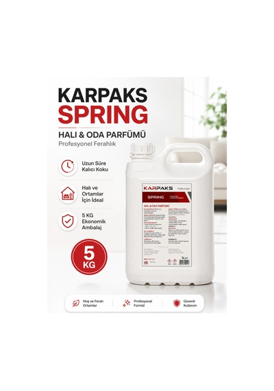 Spring Halı Ve Oda Parfümü 5 L Kalıcı Ferah Koku Profesyonel Kullanım Bahar Esintisi