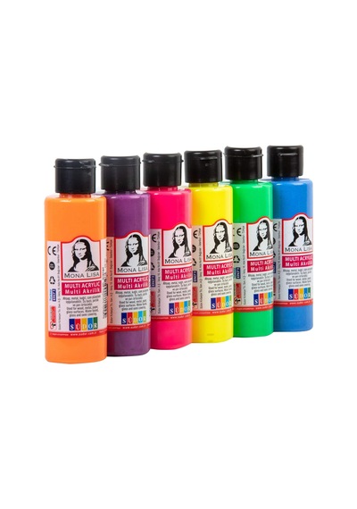 Sudor Monalisa Multi Akrilik Fosforlu Set 6x70 Ml 0,15 L