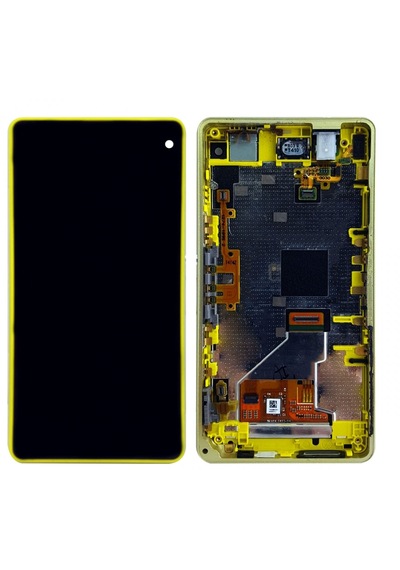 Teknonet Sony Xperia Z1 Mini Uyumlu Lcd+dokunmatik+çıtalı - Sarı