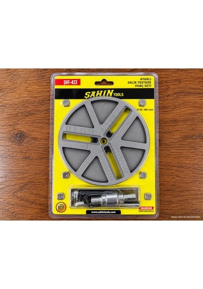 Şahin Tools Ayarlı Delik Testere Panç Seti 45-130 Mm Ayarlanabilir Panç Aparatı