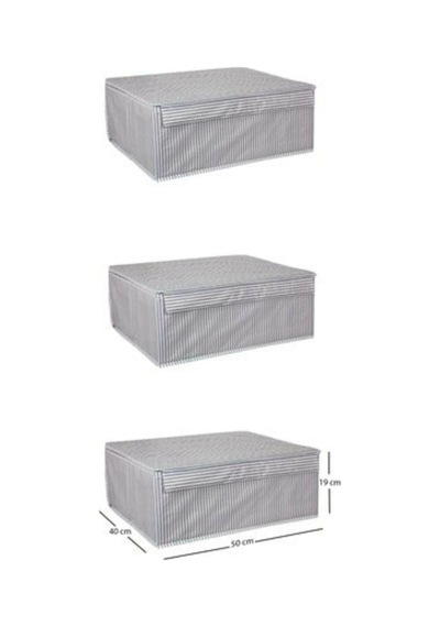 Baza Altı Boy Çok Amaçlı Düzenleyici Kutu Organizer Cırt Cırtlı Hurç 19cm X 40cm X 50cm 10 Adet Lisinya Pembe