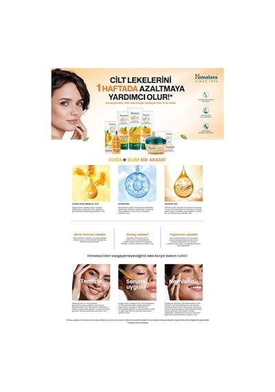Himalaya Dark Spot Clearing Leke Karşıtı Zerdeçal Özlü Yüz Kremi 50 ML