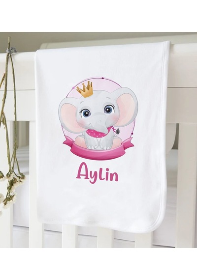 Bk Kids Kişiye Özel İsimli 6 Parça Pembe Bebek Body Zıbın Battaniye Ve Yastık Hediye Seti, Yeni Doğan Bebek Giyim Hediyesi-3