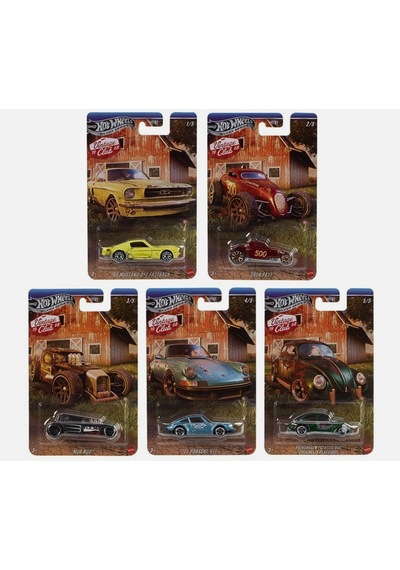 2025 Hot Wheels Silver Series Vintage Club Grand Prix 5li Set