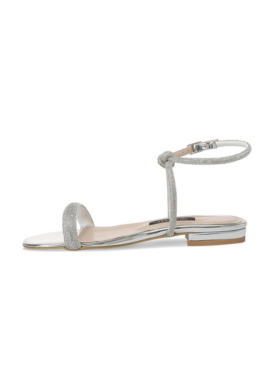 Nine West Selgen 2Pr Gümüş Kadın Düz Sandalet 101173766 Gümüş