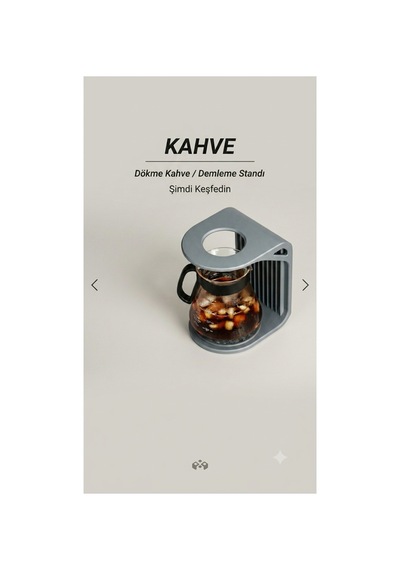 Modern Tasarım Organik Pla Kahve Demleme Standı Doğa Dostu Pour Over Stant Diğer