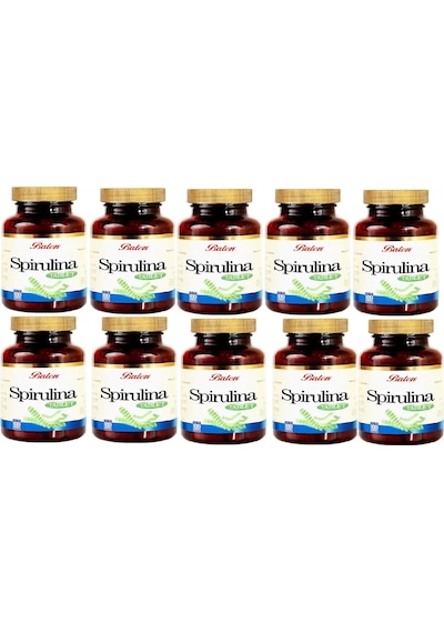 Balen Spirulina Tablet 740 MG 100 Kapsül 10 Adet