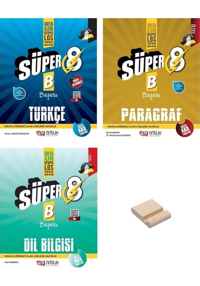 Lgs 8. Sınıf Yeni Nesil B Türkçe Paragraf Ve Dilbilgisi 3lü Set Soru Bankası
