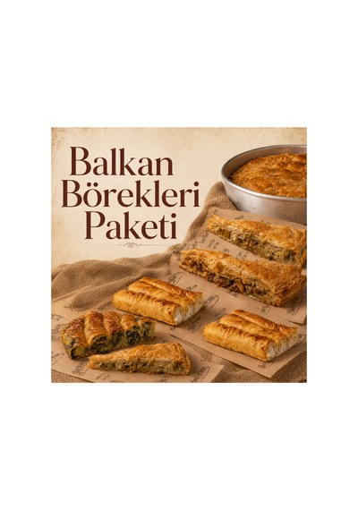 Balkan Börekleri Paketi 2 Kg - Peynirli Boşnak + Patlıcanlı Arnavut Böreği - 922508764