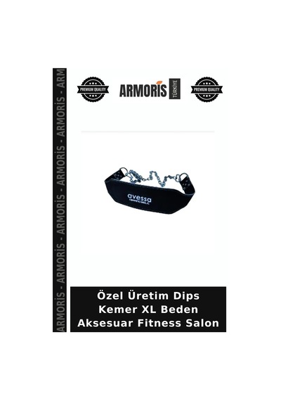 Özel Üretim Dips Kemer Xl Beden Aksesuar Fitness Salon Çok Renkli