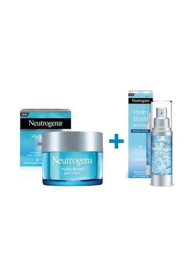 Neutrogena Hydro Boost Canlandırıcı Serum-Kapsül 30 ml + Neutrogena Hydro Boost Gece Kremi 50 ml