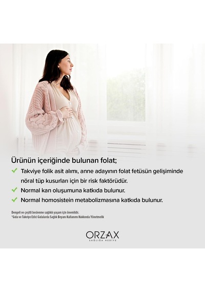 Methyl Folat 30 Tablet 2 Paketi