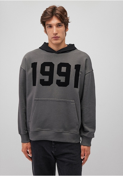 Mavi - 1991 Baskılı Gri Sweatshirt 0s10166-70088 Gri