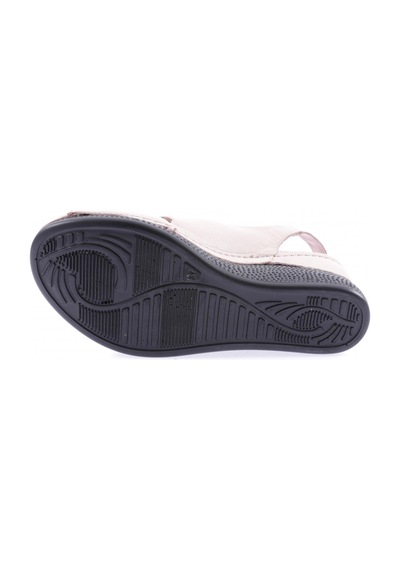 Dgn 6152 Kadin Çapraz Bantli Kalin Taban Sandalet Pudra