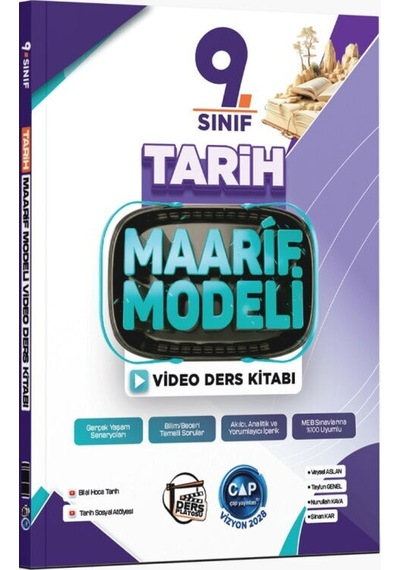 Çap Yayınları 9. Sınıf Tarih Maarif Video Ders Kitabı