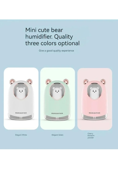 Mukko Home Sevimli Ayı Tasarımlı Aromaterapi Nemlendirici Hava Nemlendirici Difüzör - Usb Bağlantılı,yeşil Altın - Çok Renkli Mukko Home Sevimli Ayı Tasarımlı Aromaterapi Nemlendirici Hava Nemlendirici Difüzör - Usb Bağlantılı,yeşil Altın - Çok Renkli