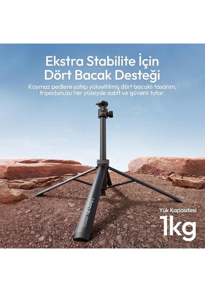 Tt24 Cka 146cm Selfie Stick Tripod Kamera Ve Telefon Uyumlu - S044a